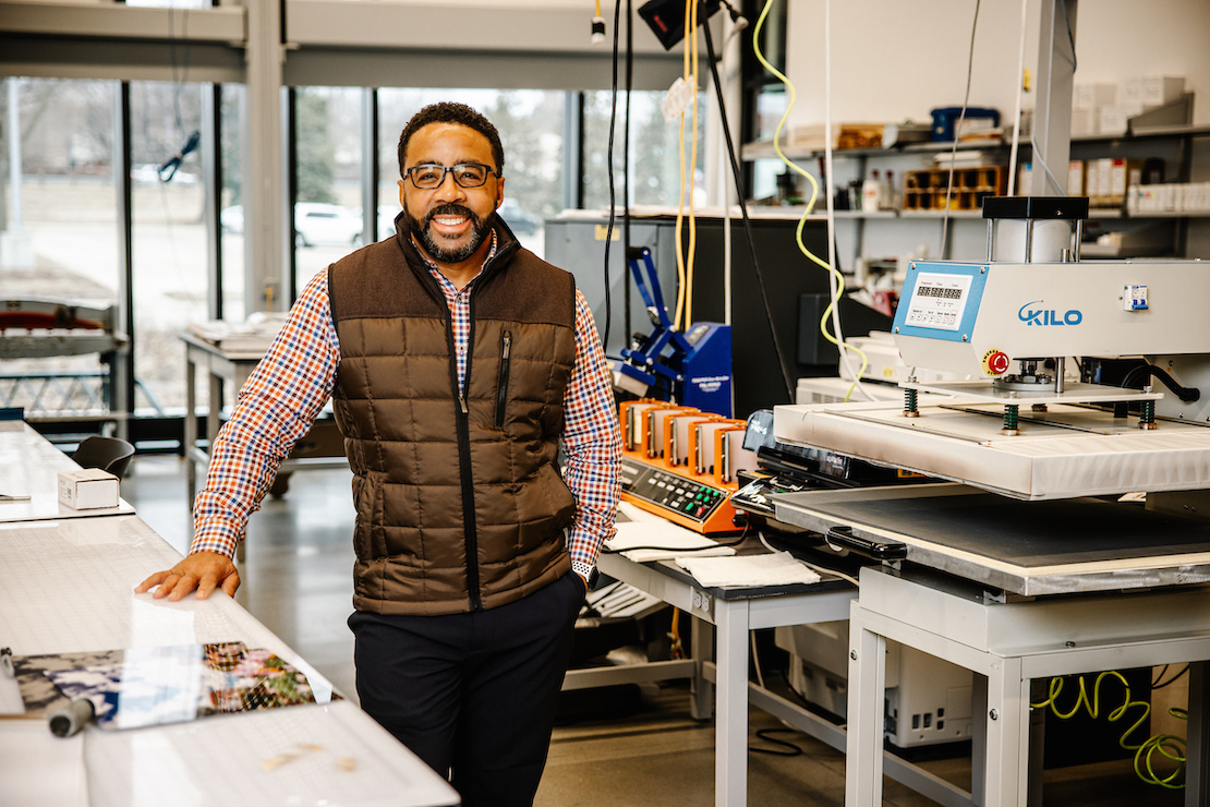 Stewart Carter in the Applied Engineering Building